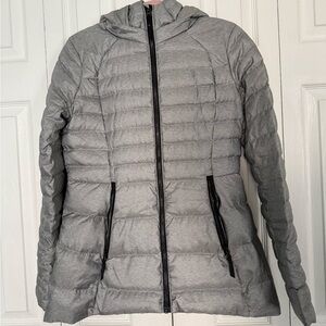 lululemon athletica Women's Silver Puffer Jacket